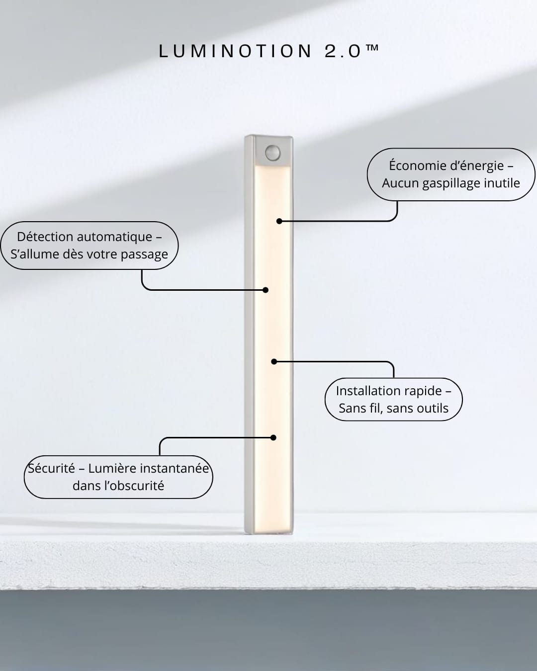 ⭐ Barre Lumineuse LED Luminotion 2.0™